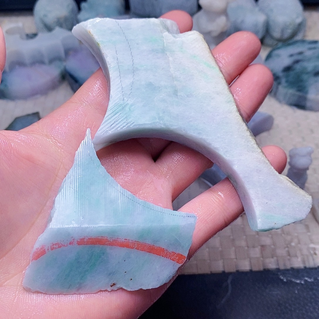 翡翠未镶嵌颈饰888