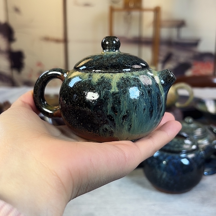 壶柴烧紫砂壶西施