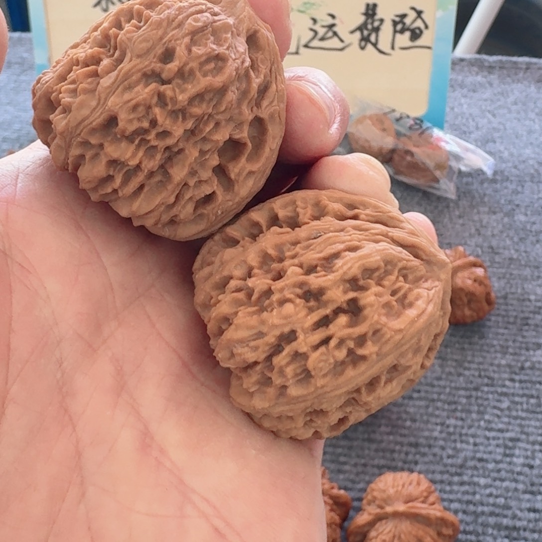 核桃南疆石微黄尖练手对
