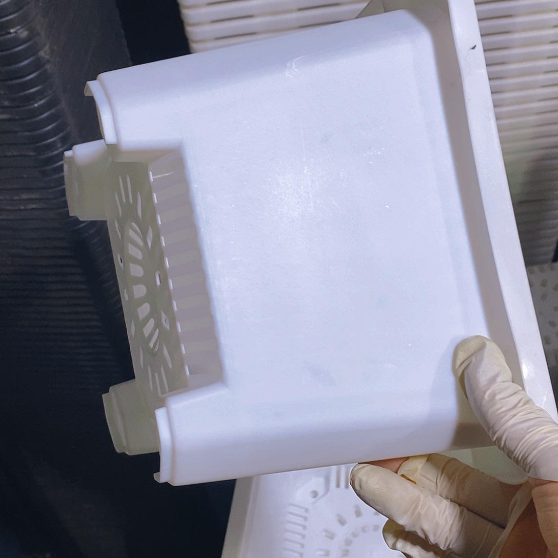 塑料新22公分白方盆 5个