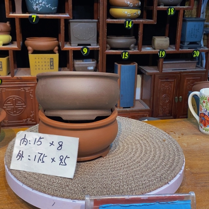 紫砂花盆紫砂紫砂