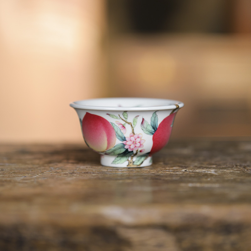 【大乔甄选】桃子压手杯（YS00024）