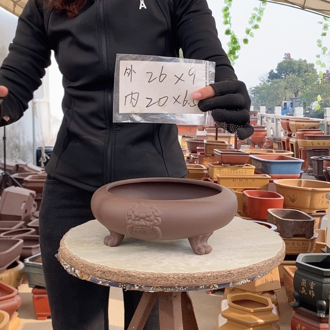 紫砂花盆紫砂花盆