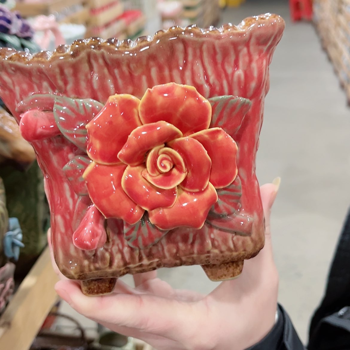 【闪购商品】陶瓷陶瓷多肉植物花盆