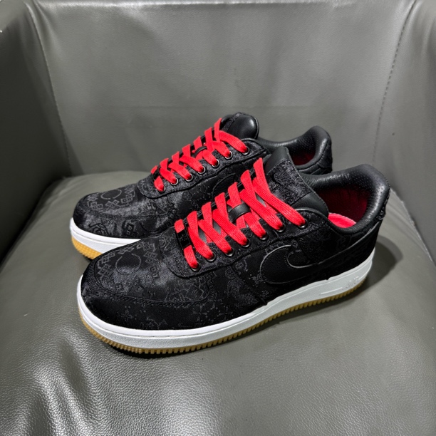 40.5码 99新 af1黑丝绸 球鞋