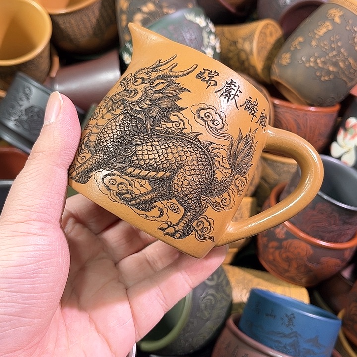 茶杯紫砂全手工紫砂主人杯