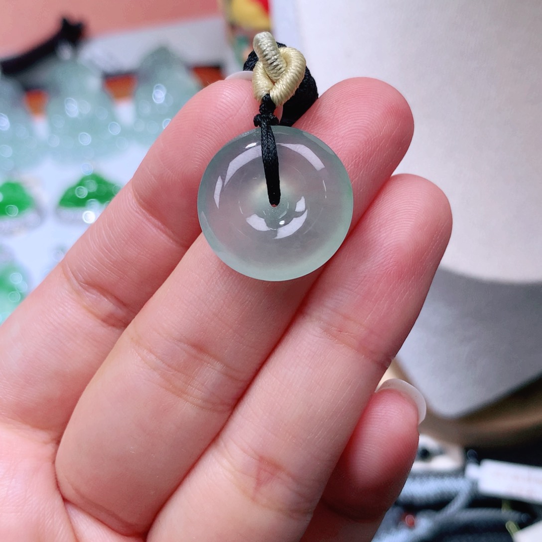 颈饰未镶嵌翡翠扣子19.5*5.5