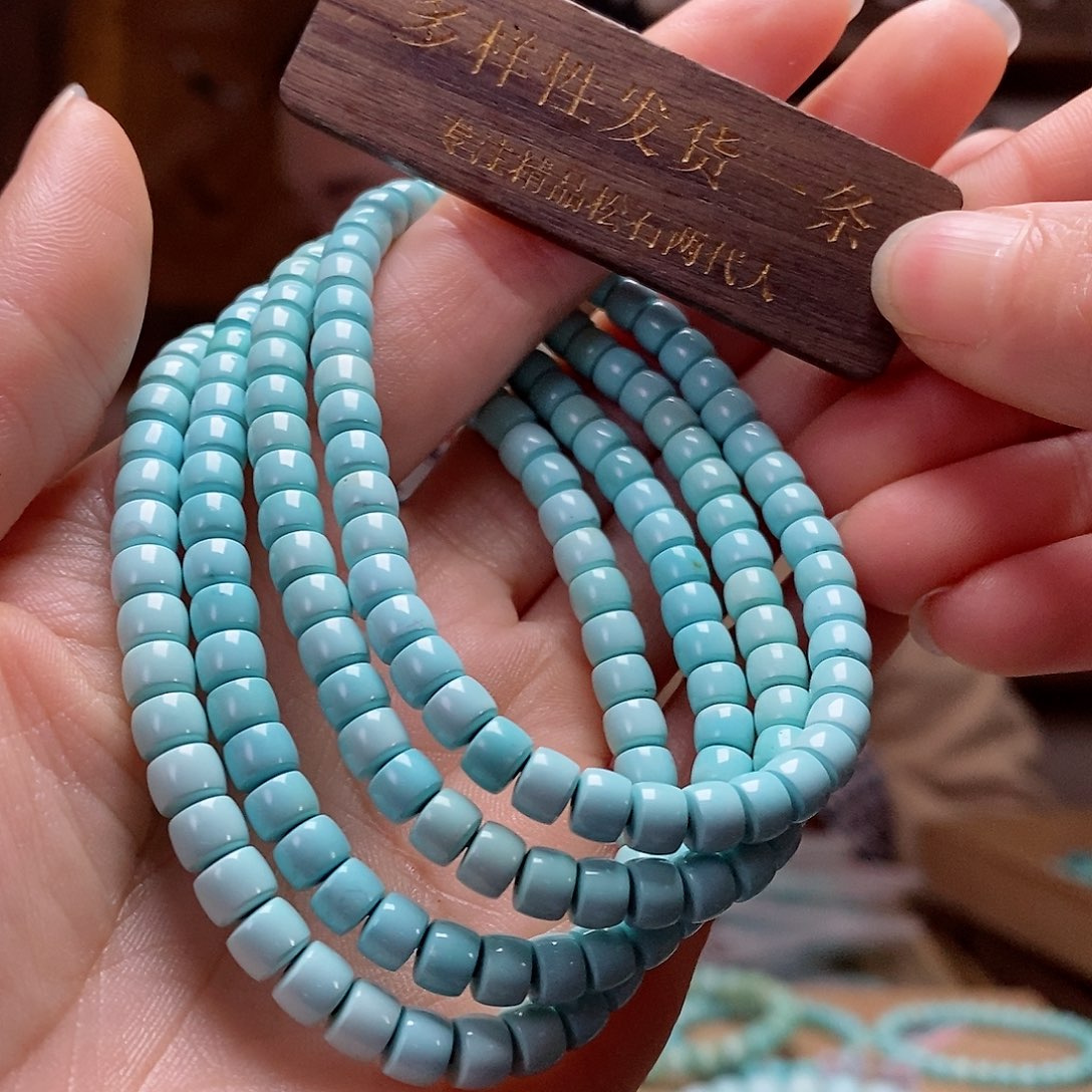 绿松石珠宝奇石未镶嵌