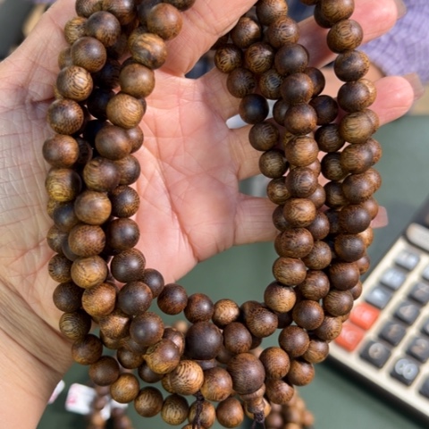 沉香手串白棋34克卡0.9多样性发1串