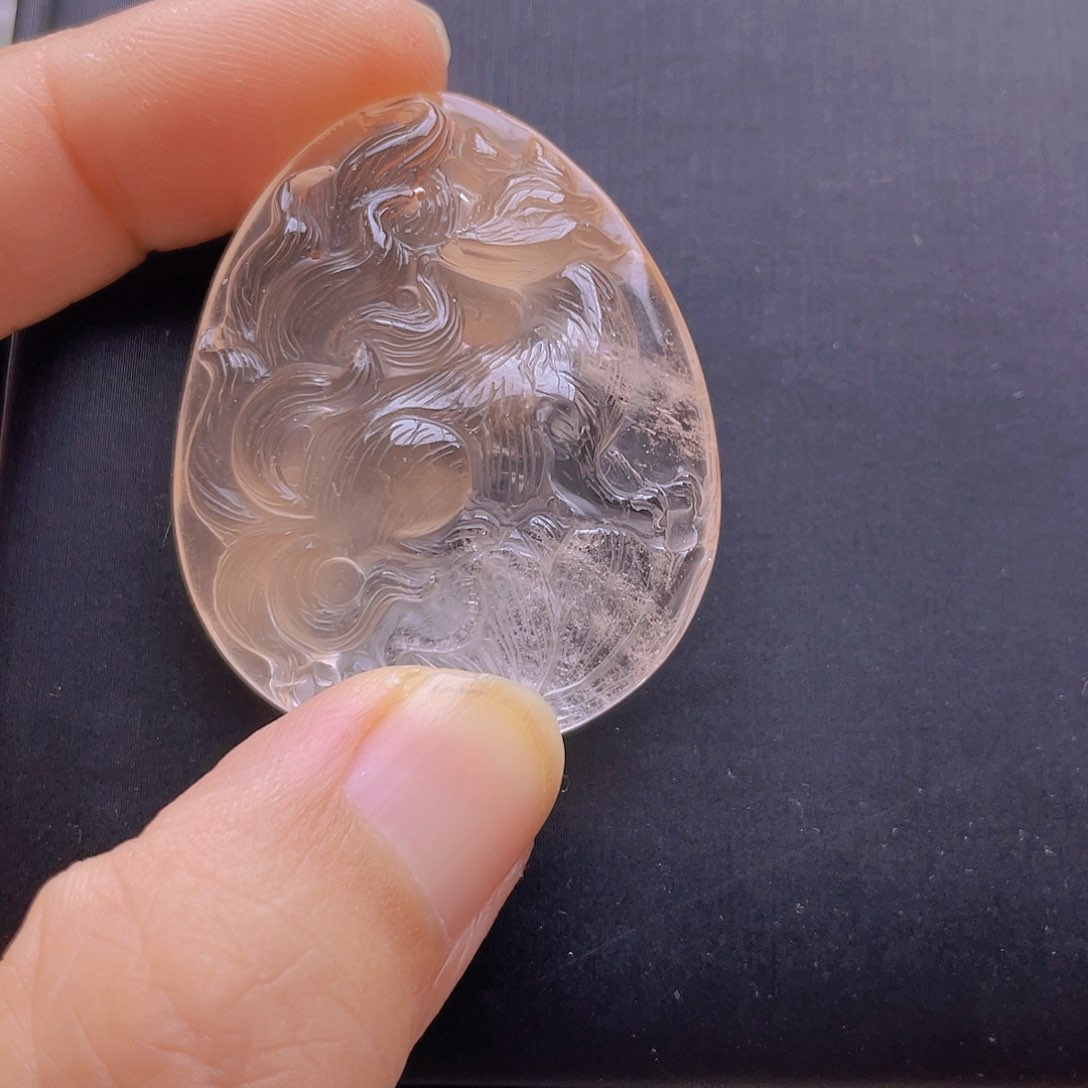 未镶嵌吊坠(不含链)水晶椰****?