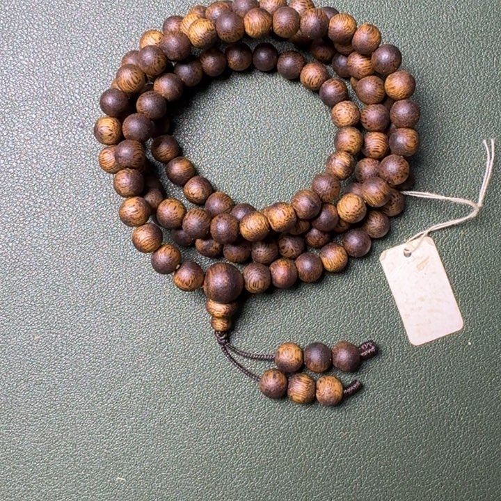 沉香手串海南张勺子树心油老料19克