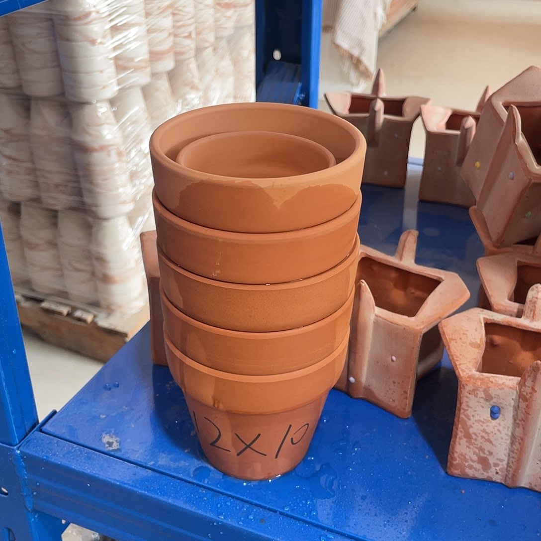 红陶口12高10五个