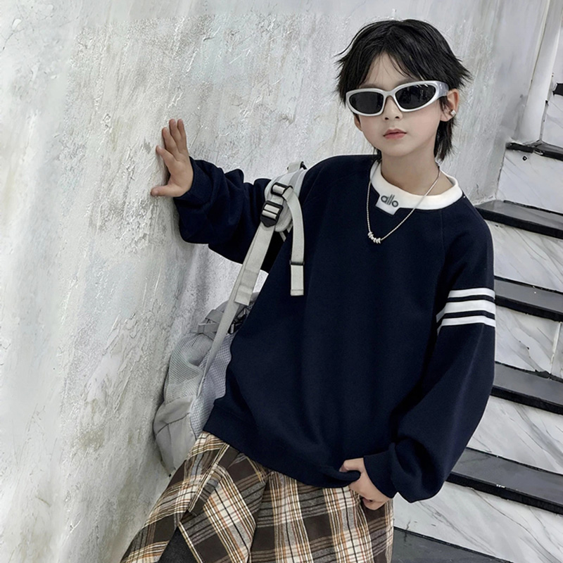 2025新款男童儿童卫衣秋款男孩宝宝衣服爆款帅气炸街痞帅大童上衣