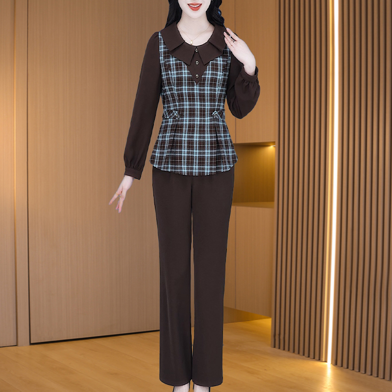 【上衣+裤子】24249优雅新款气质时尚大气减龄收腰显瘦套裤M-4XL-LS