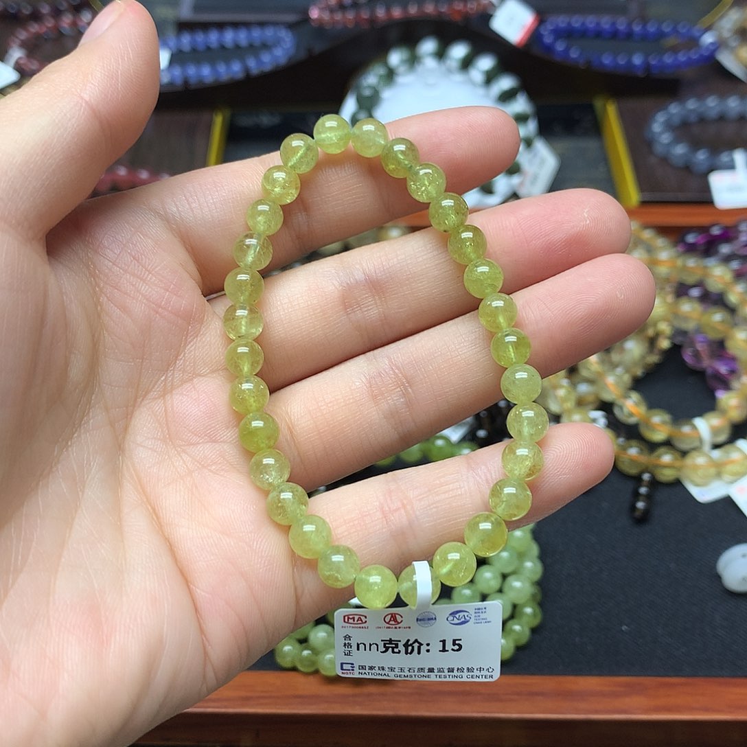 石榴石（沙弗莱）手链未镶嵌手链