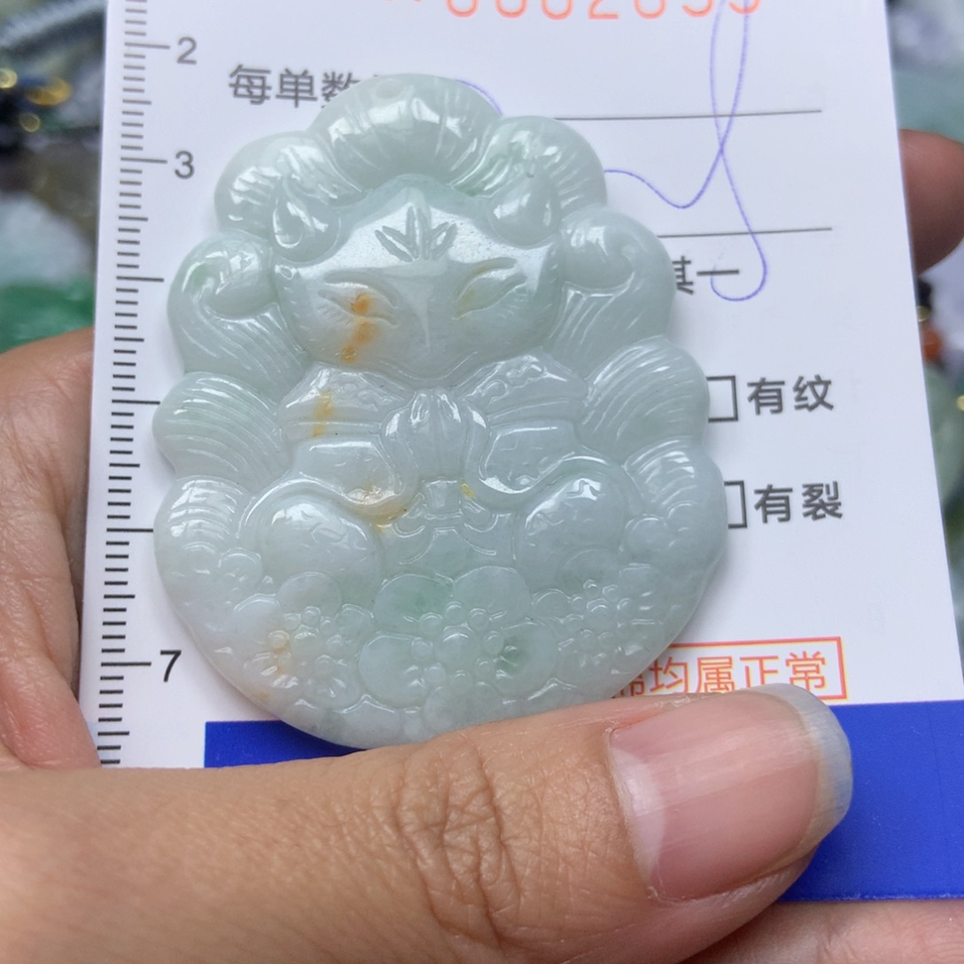 翡翠颈饰未镶嵌天然翡翠
