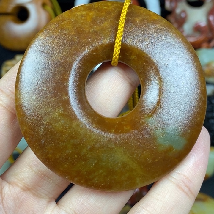 未镶嵌和田玉挂件水*道