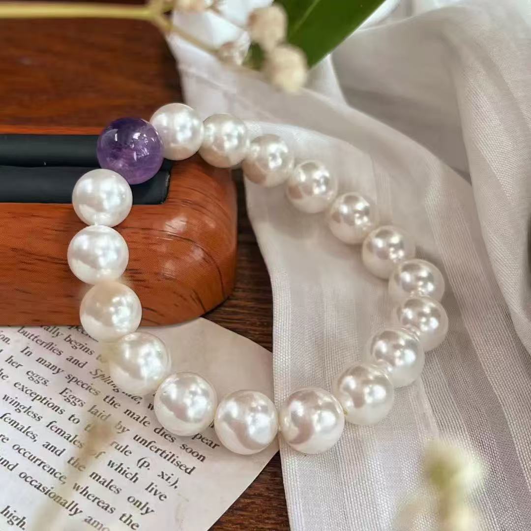  【绍兴龙华】玻璃风糖果色复古手链s9053