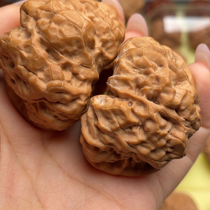 文玩核桃把件L*金蛤蟆头45