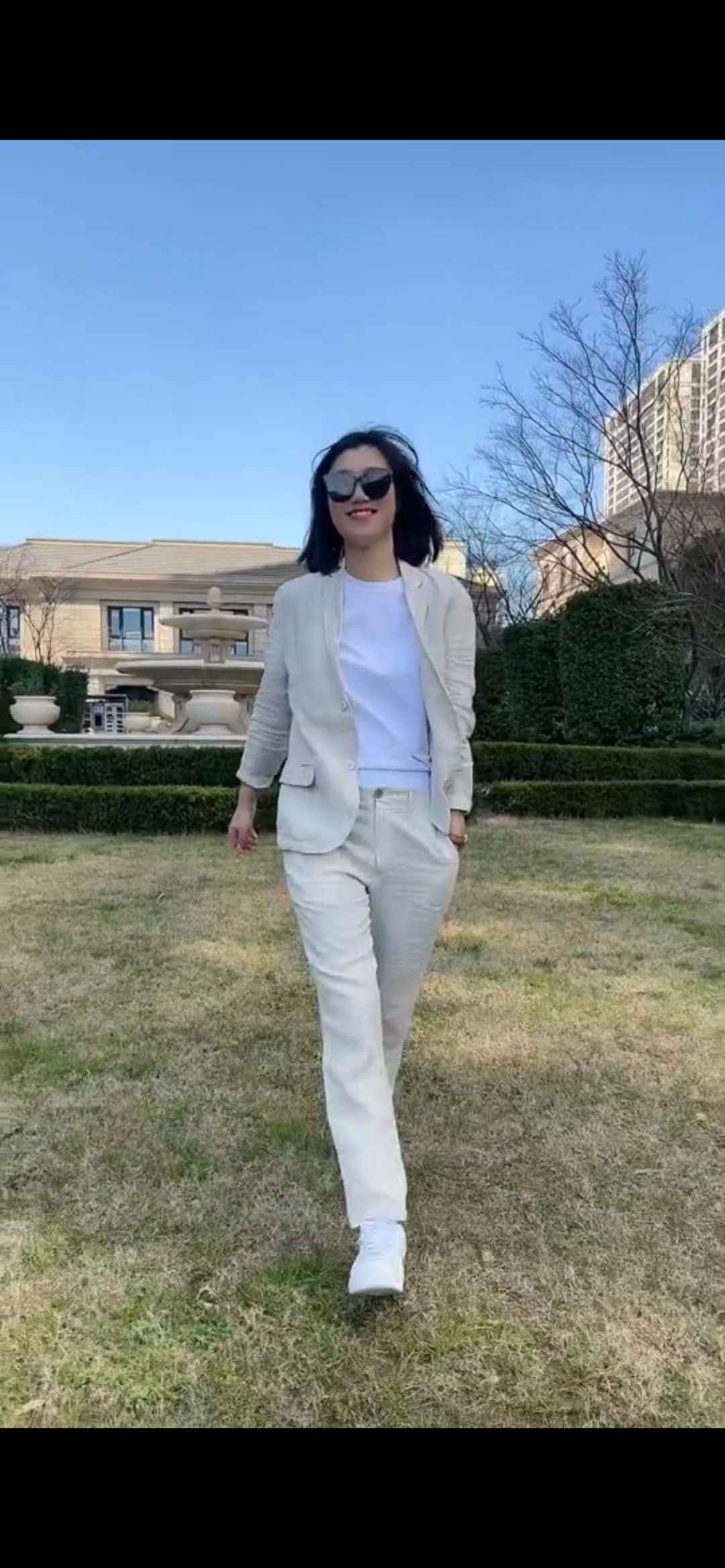春夏纯男士商务西服宽松平驳领休闲西服套装男纯色亚麻男裤