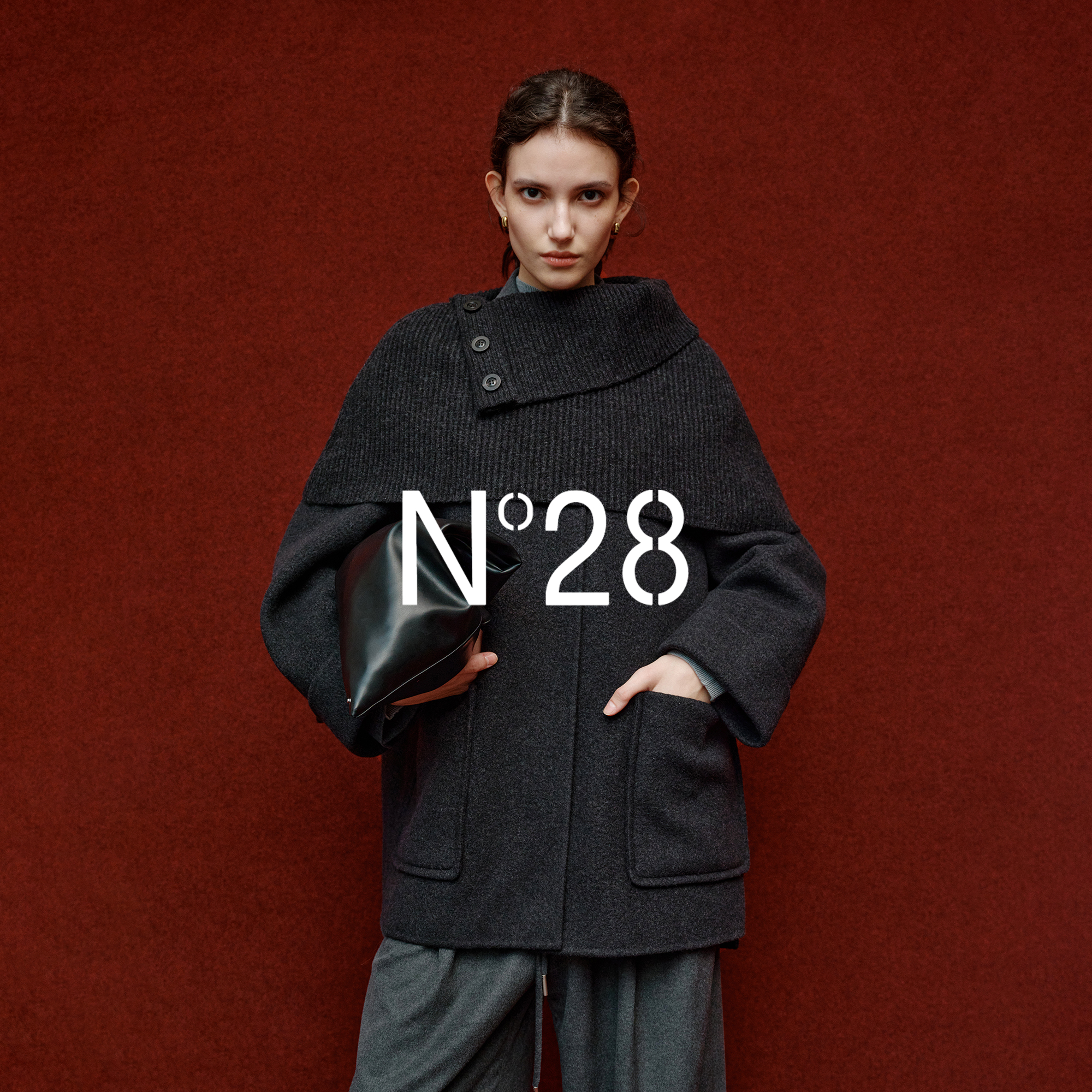 【婧文专属】N°28秋冬2025新款毛呢大衣女羊毛呢外套8855A1D576