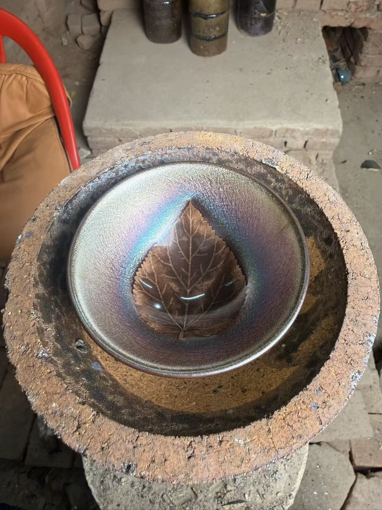 建盏主人杯【七彩木叶】电烧专用茶具