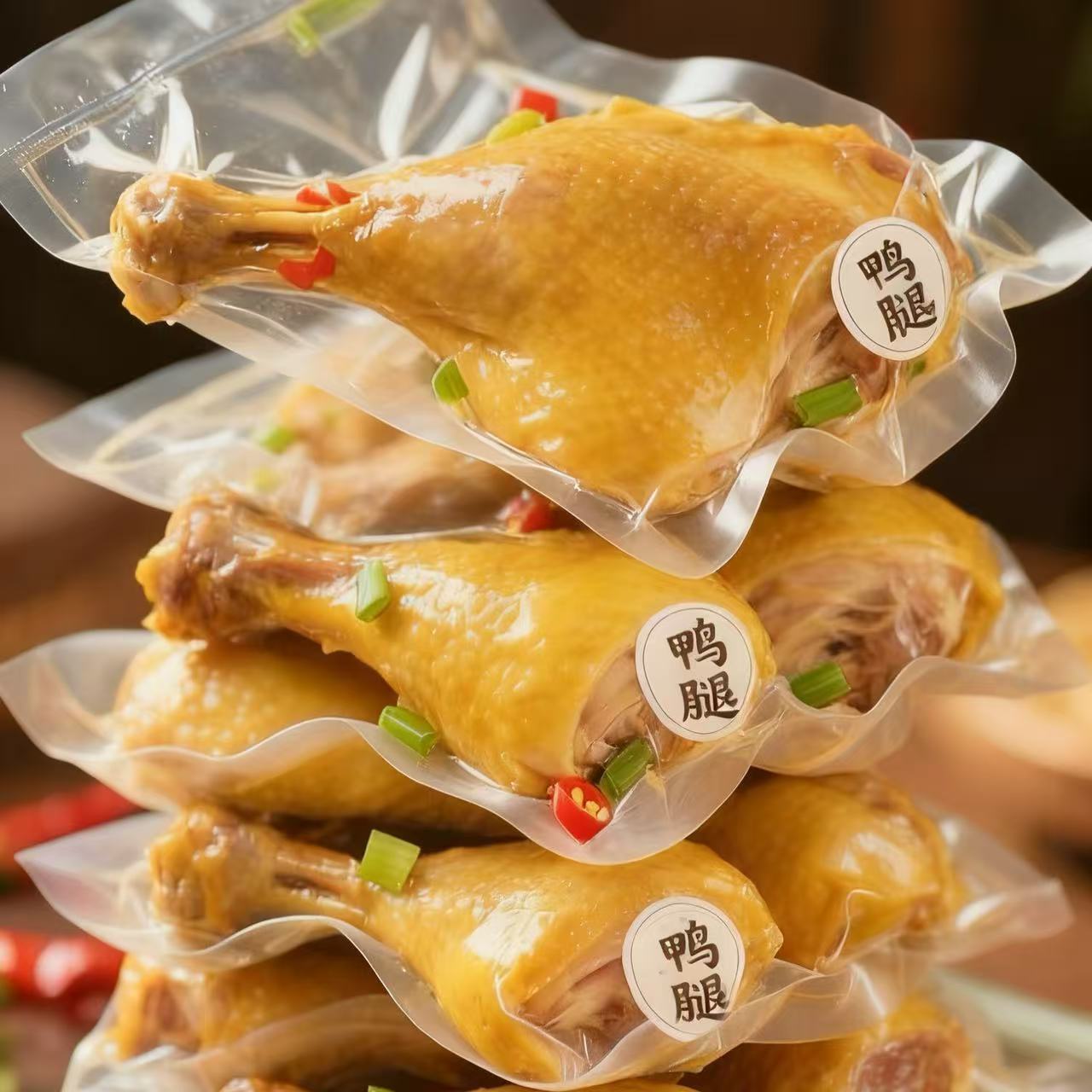 盐焗鸡腿大鸡腿开袋即食真空包装休闲零食便宜批发盐焗鸡腿特价