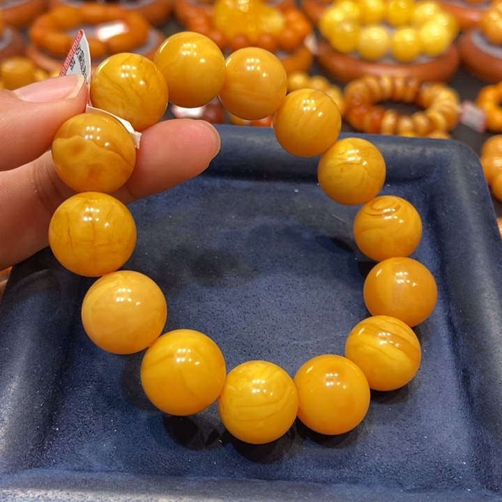 琥珀手链未镶嵌蜜蜡