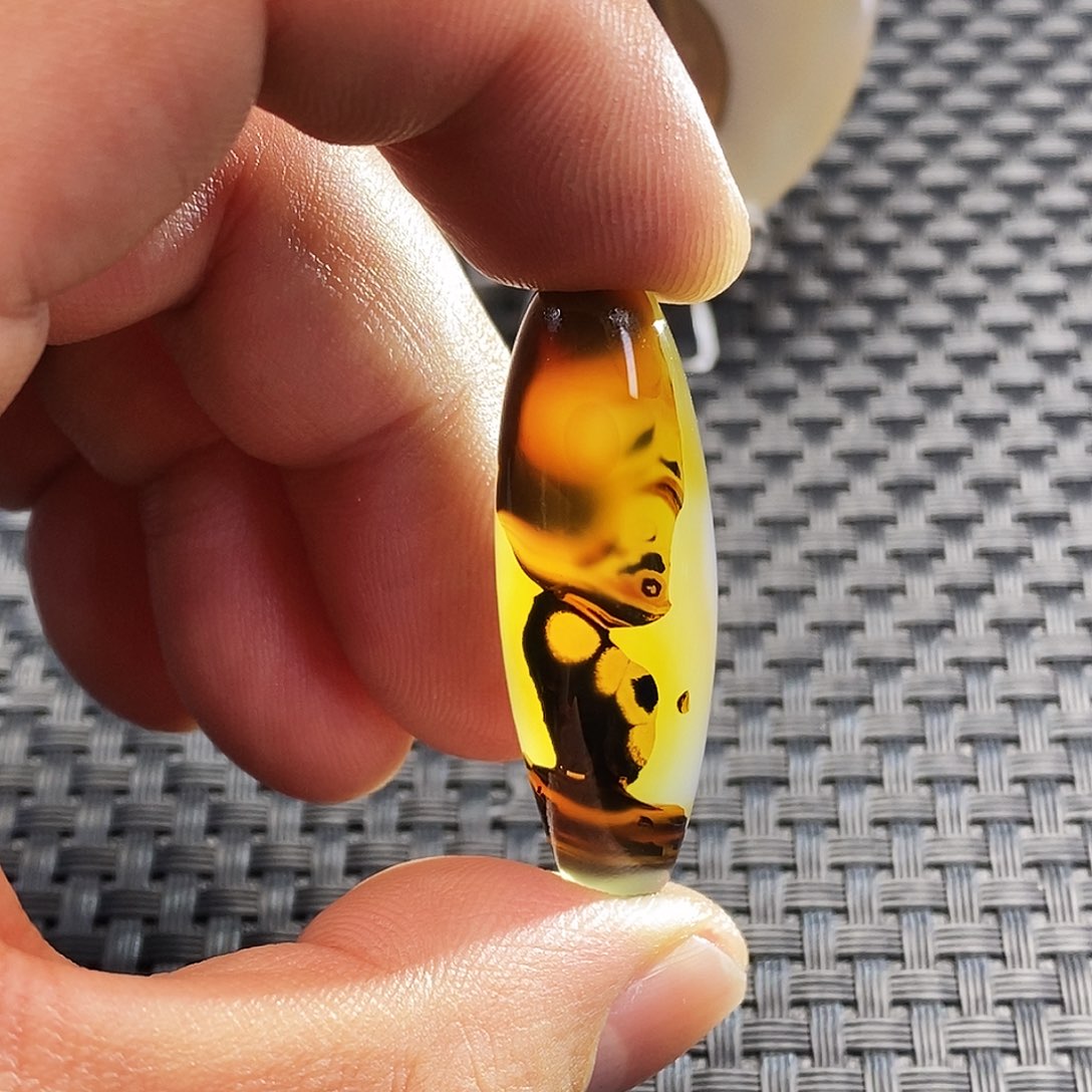 敬***阁玛瑙/玉髓未镶嵌吊坠(不含链)