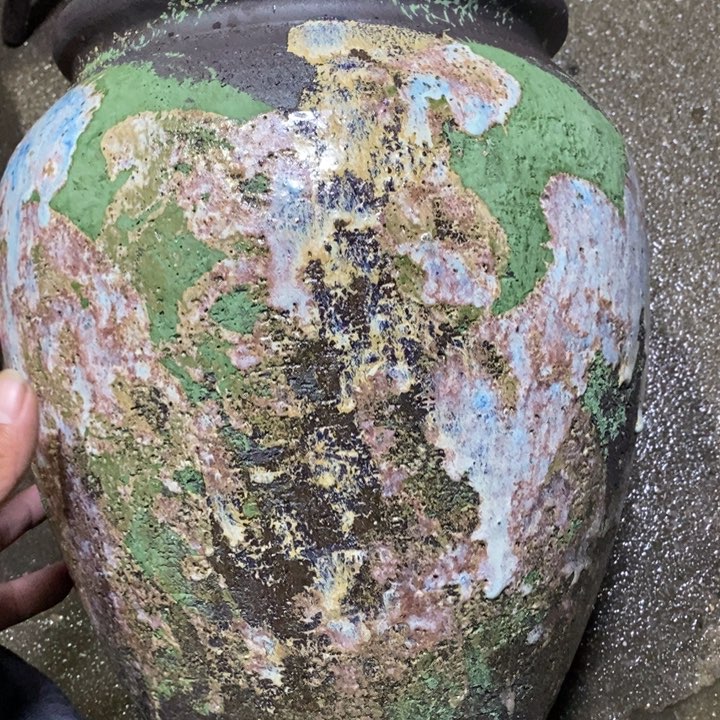 紫砂花盆高约33口约22