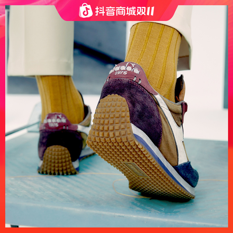 diadora/迪亚多纳男女鞋欧产运动脏蜡石复古做旧慢跑鞋 EQUIPE