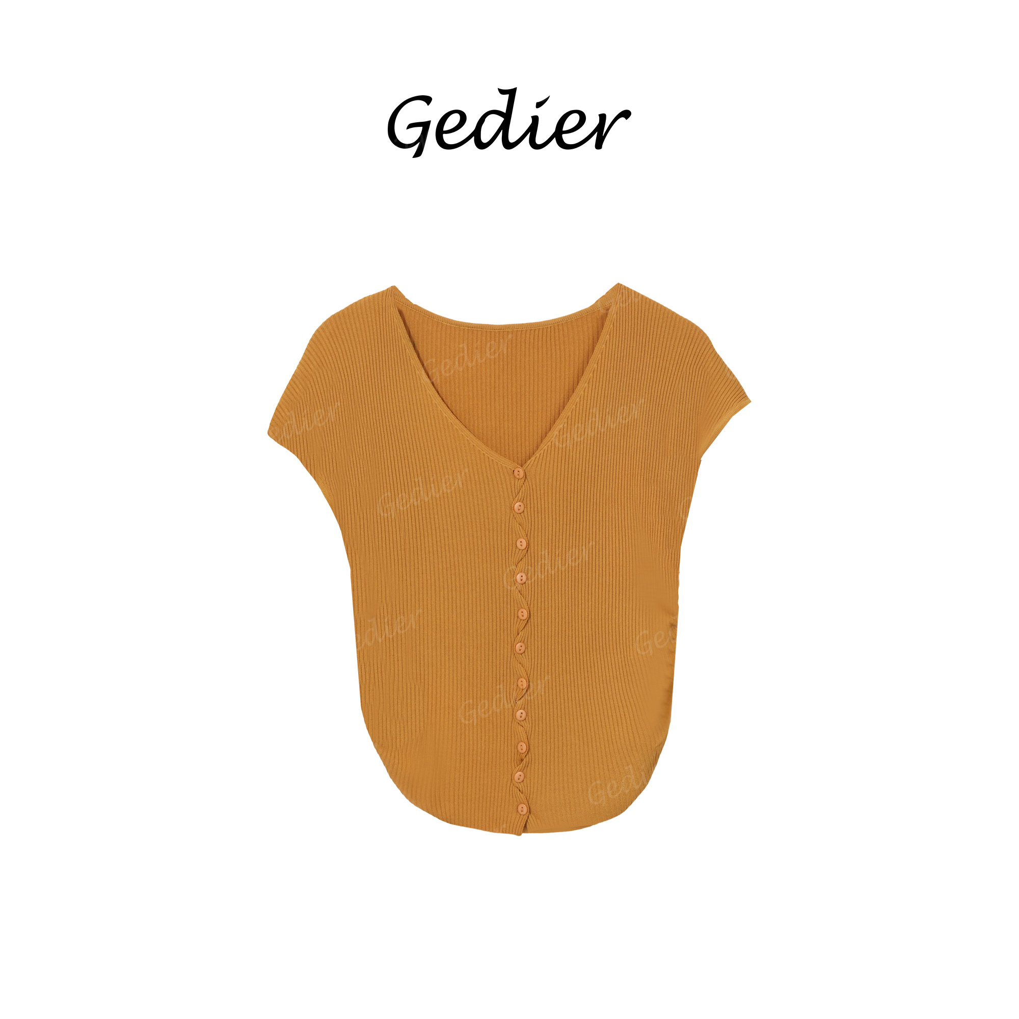 【歌蒂尔】气质百搭通勤休闲村衣 CG520529