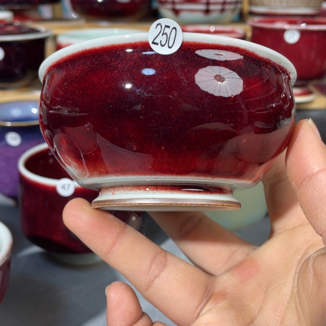 瓷片纯手工制作……微微瑕