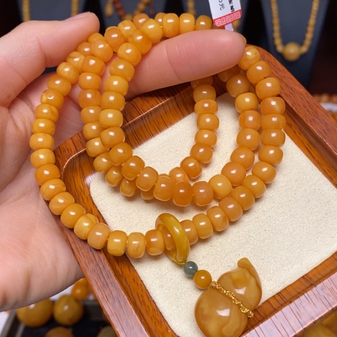 【闪购商品】蜜蜡手链未镶嵌手串