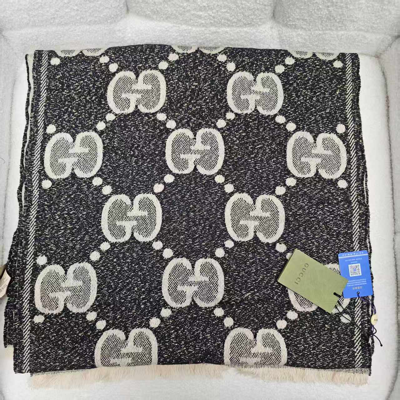 99新 GUCCI/古驰 海囤J/古驰围巾披肩/45＊195/yk150488