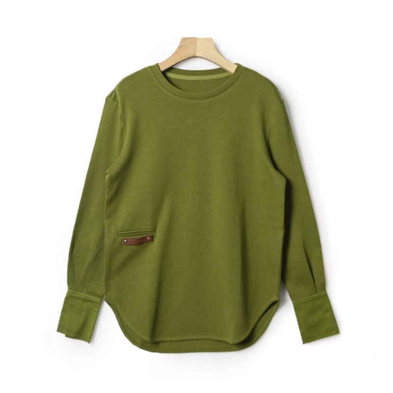 【娃娃专享】设计师款简约百搭圆领长袖T恤TX22698