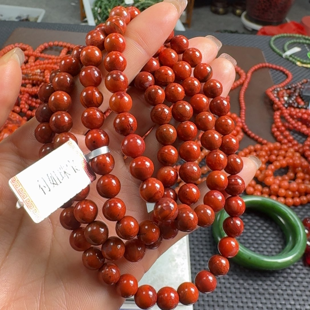 南红玛瑙未镶嵌颈饰