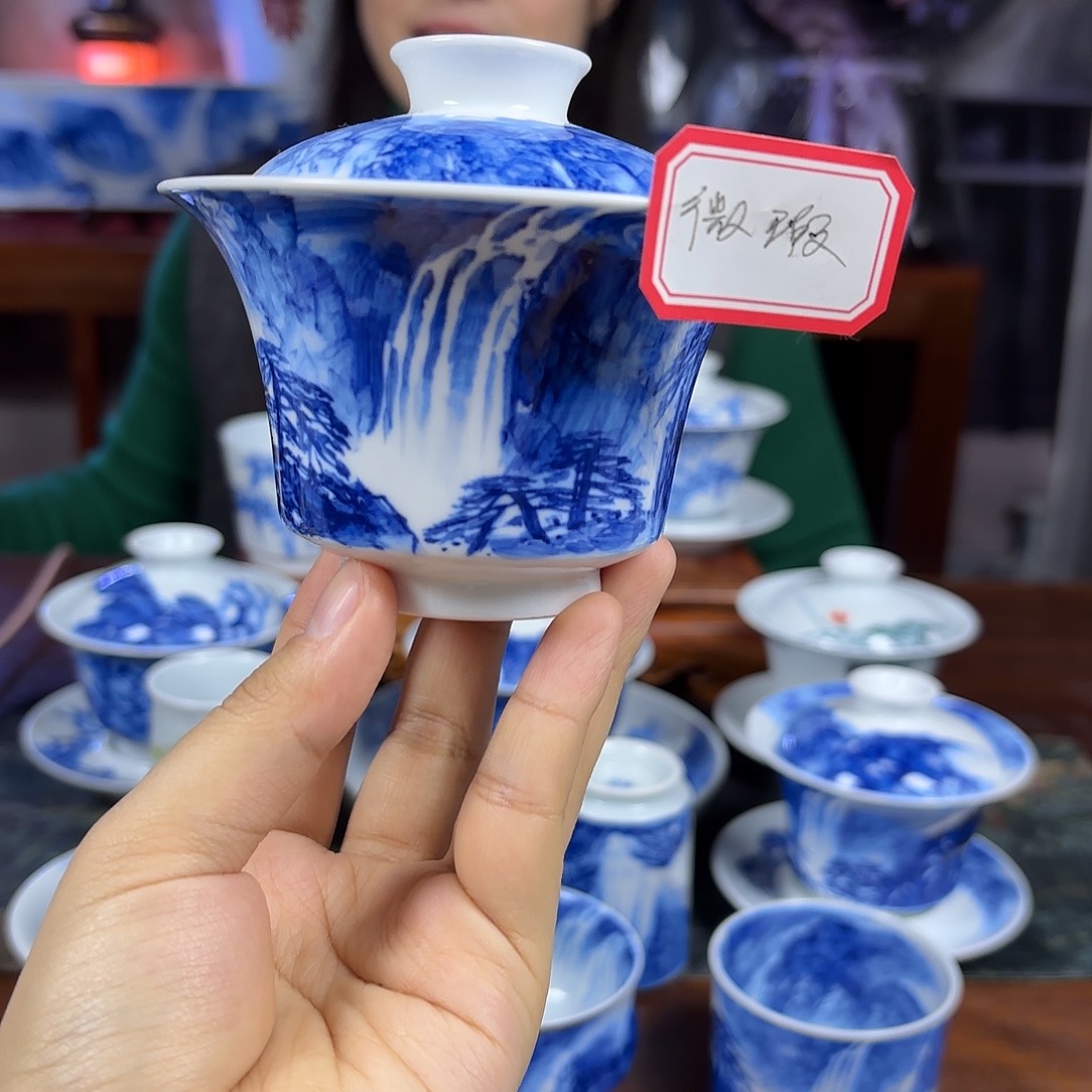 国一王老师手绘山水