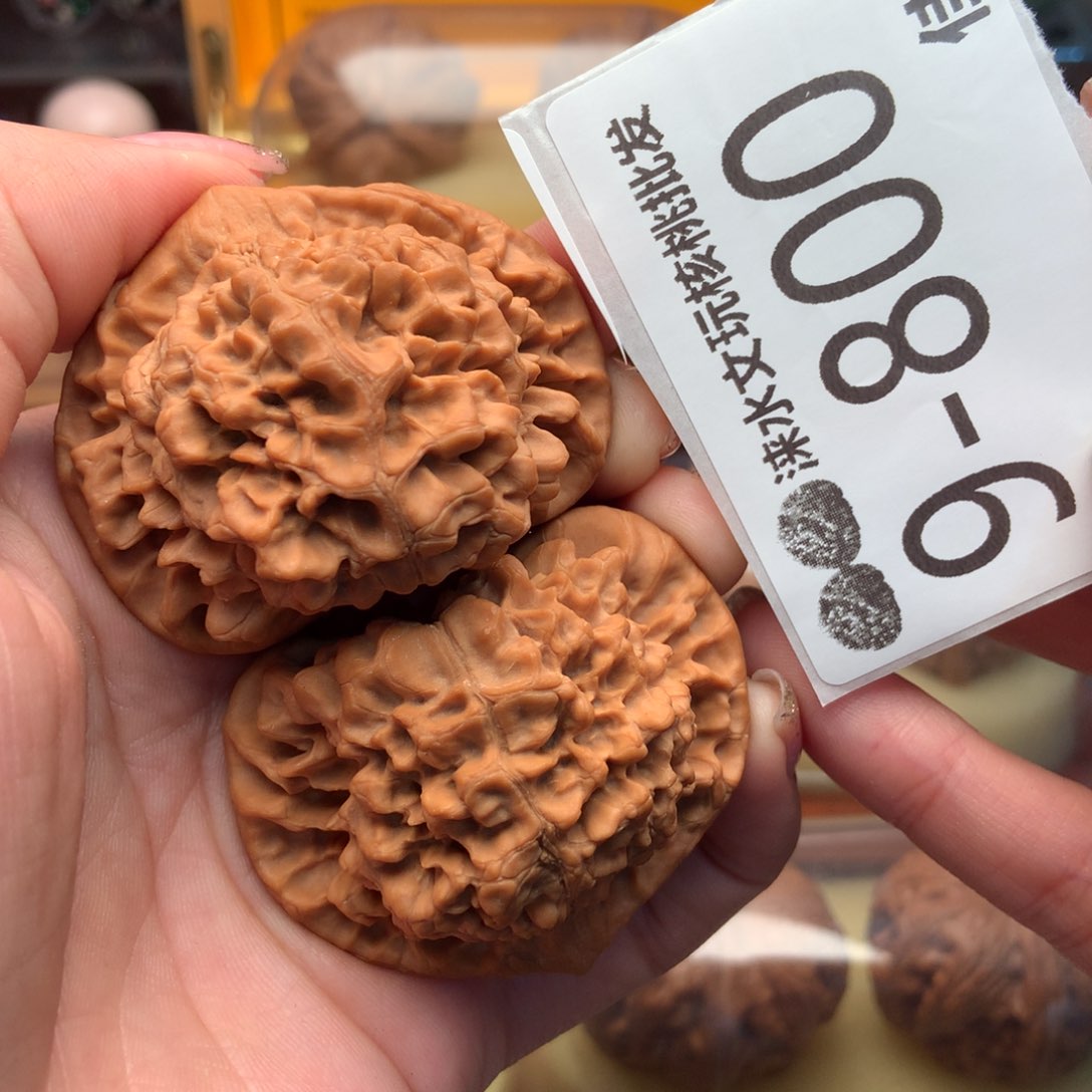 文玩核桃把件49官帽 