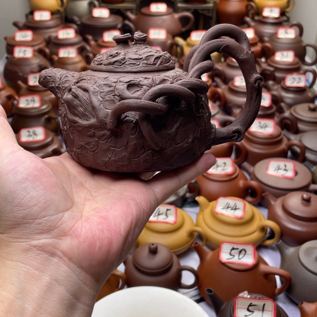 我***见紫砂茶壶宜兴紫砂半手工