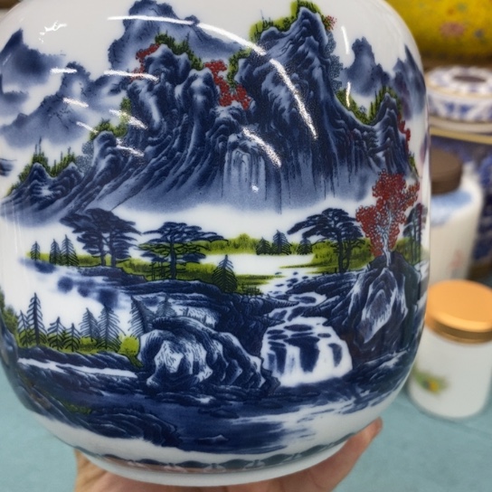 瓷片陶瓷密封罐茶叶罐