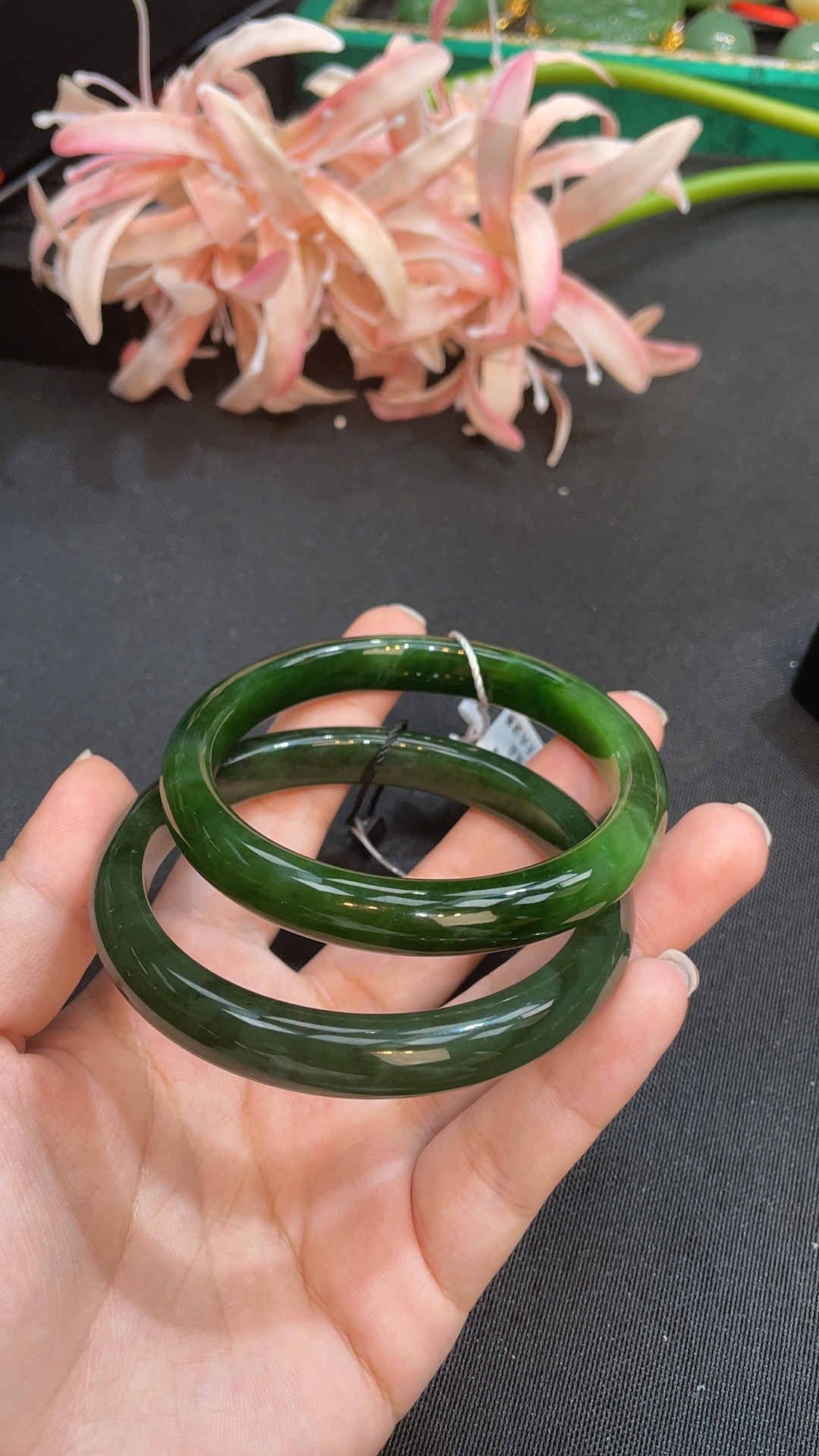 36丨和田玉手镯圈口60-61丨多样性发一