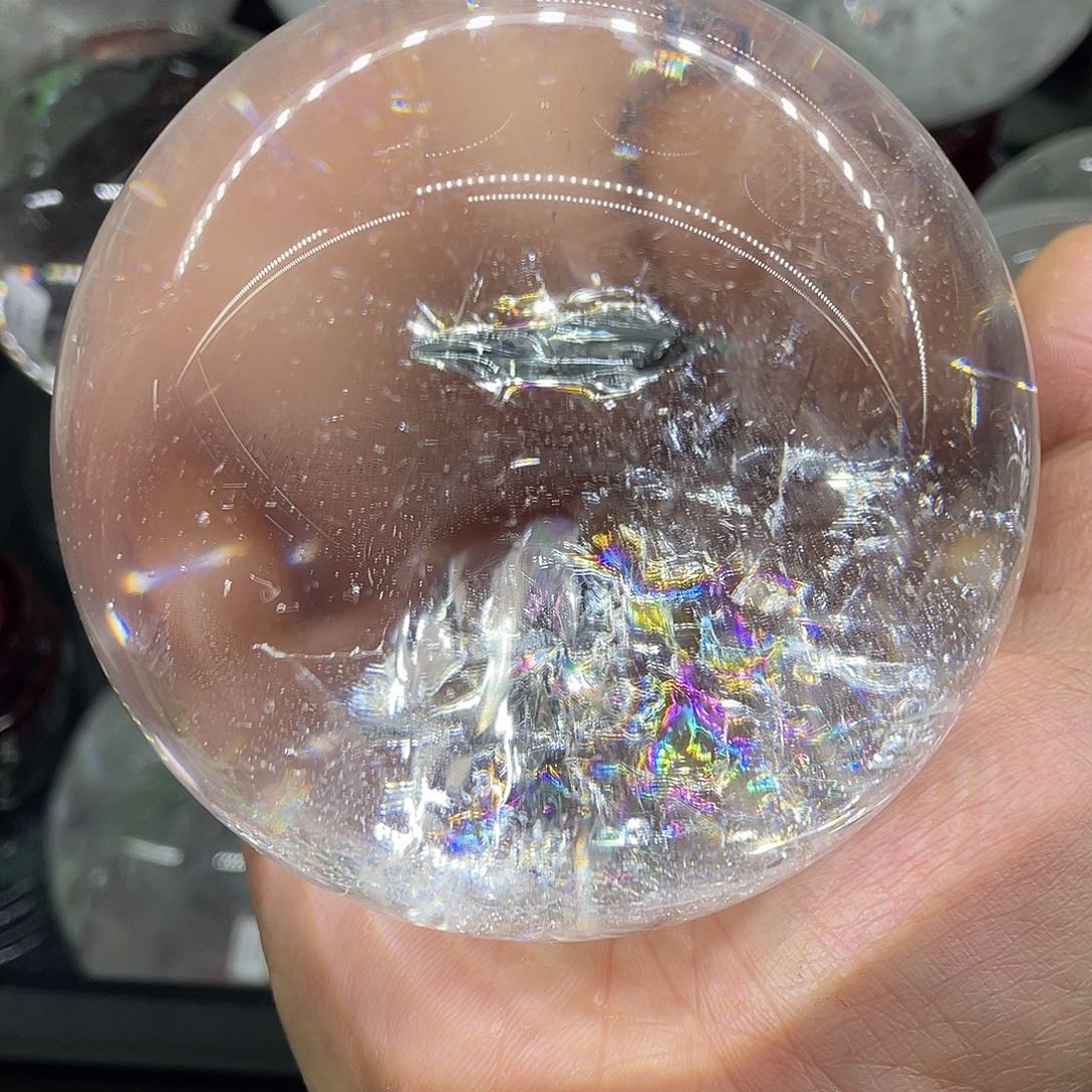水晶水晶球摆件未镶嵌