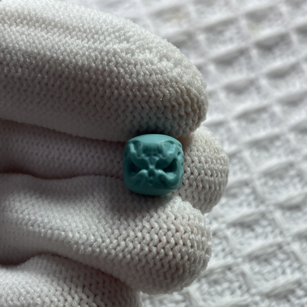 原矿绿松石阿呆8尺寸
