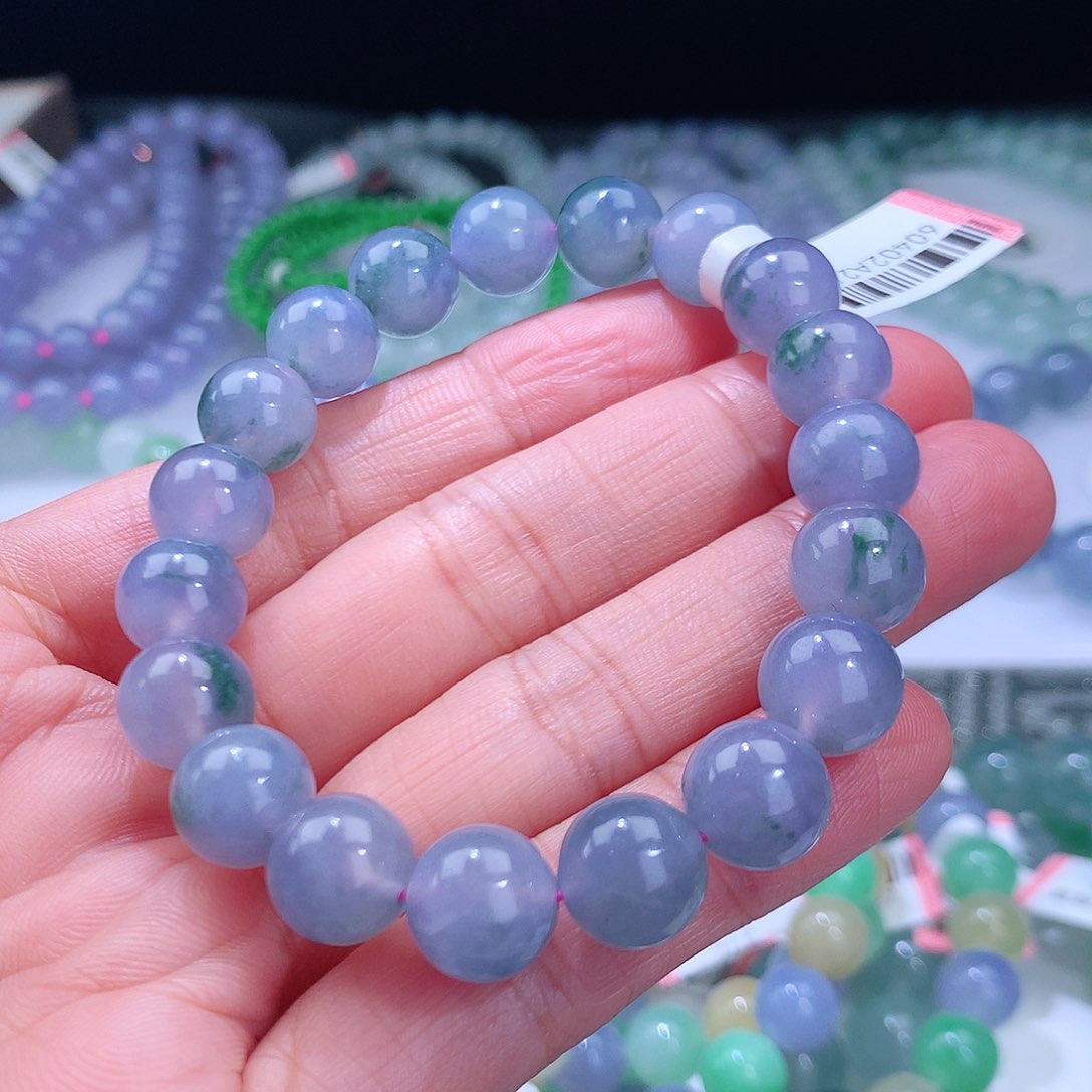 翡翠手链未镶嵌卡10mm