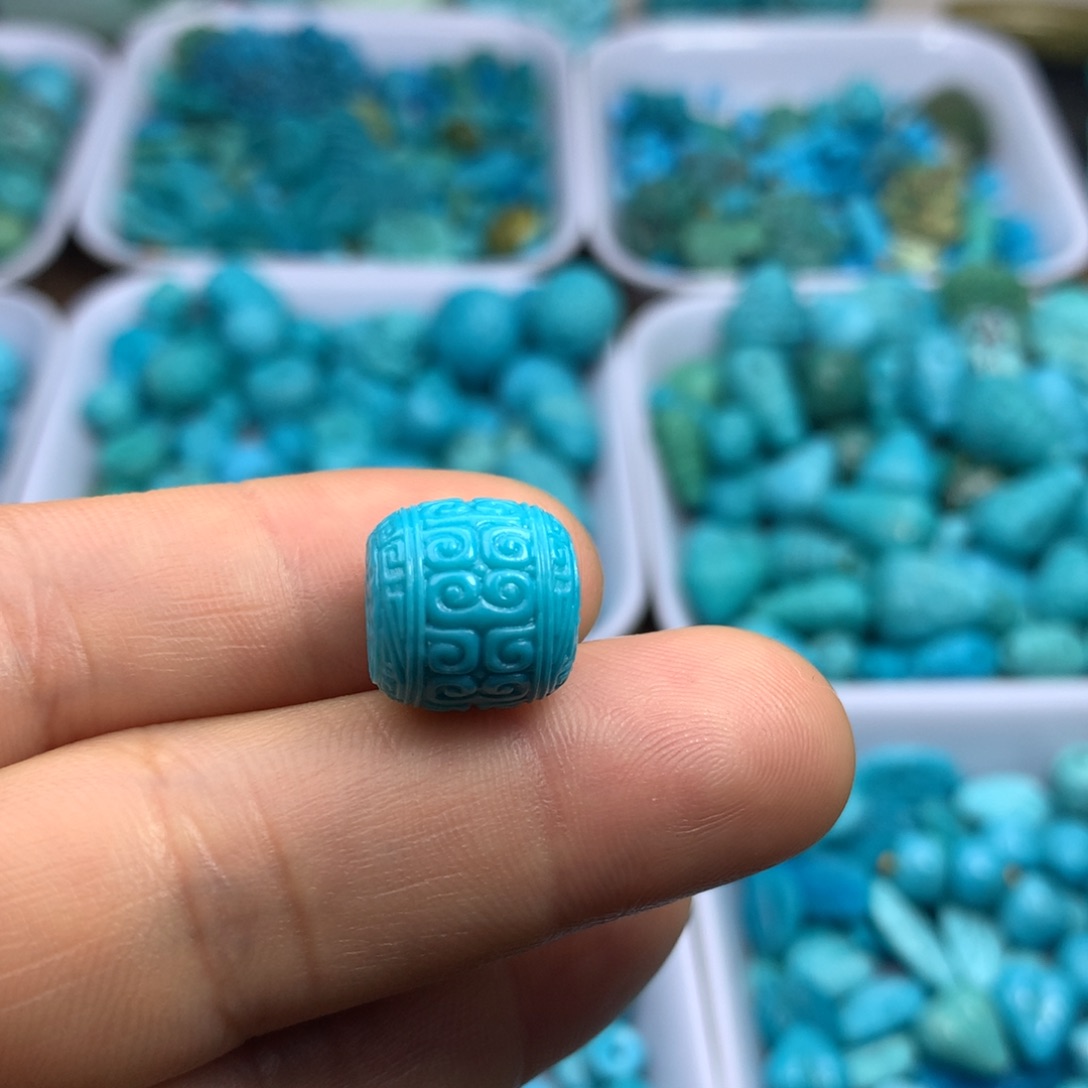 绿松石未镶嵌吊坠(不含链)