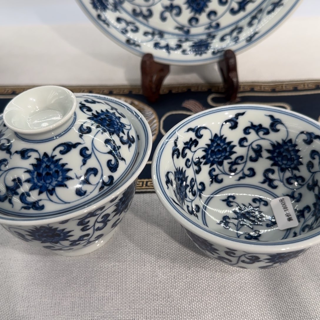 八***九手工手工套装茶具盖碗主人杯