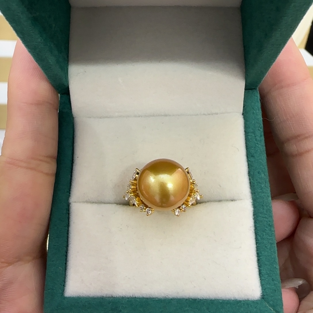 未镶嵌海水珍珠戒指