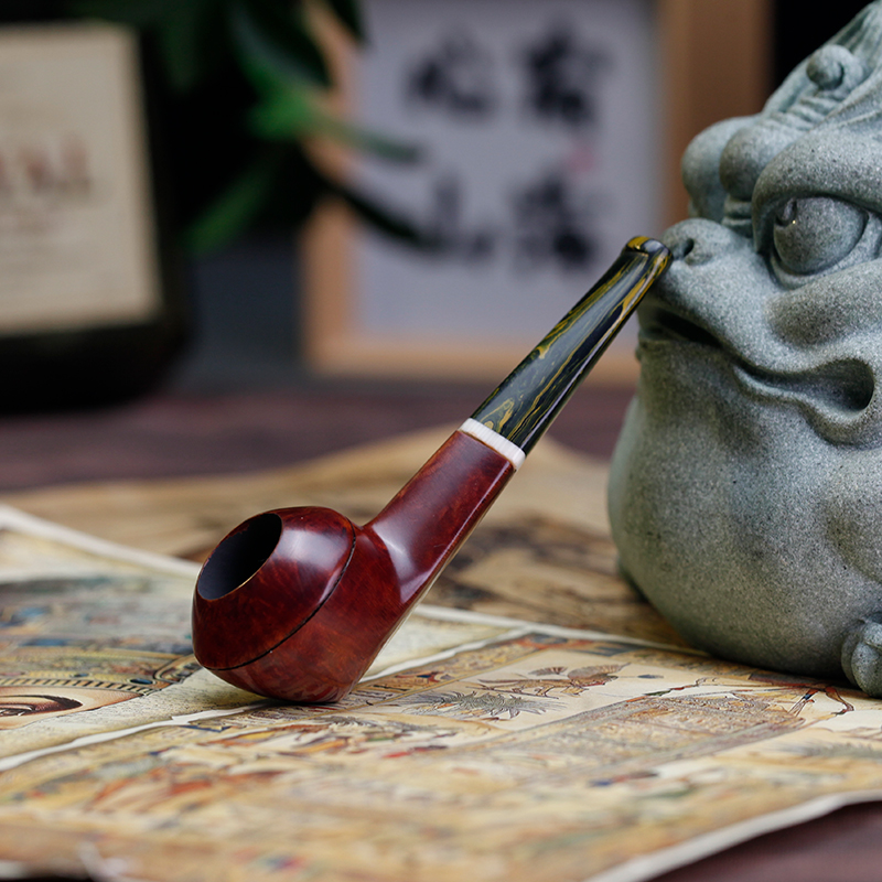  石楠木手工斗牛头小斗飞碟