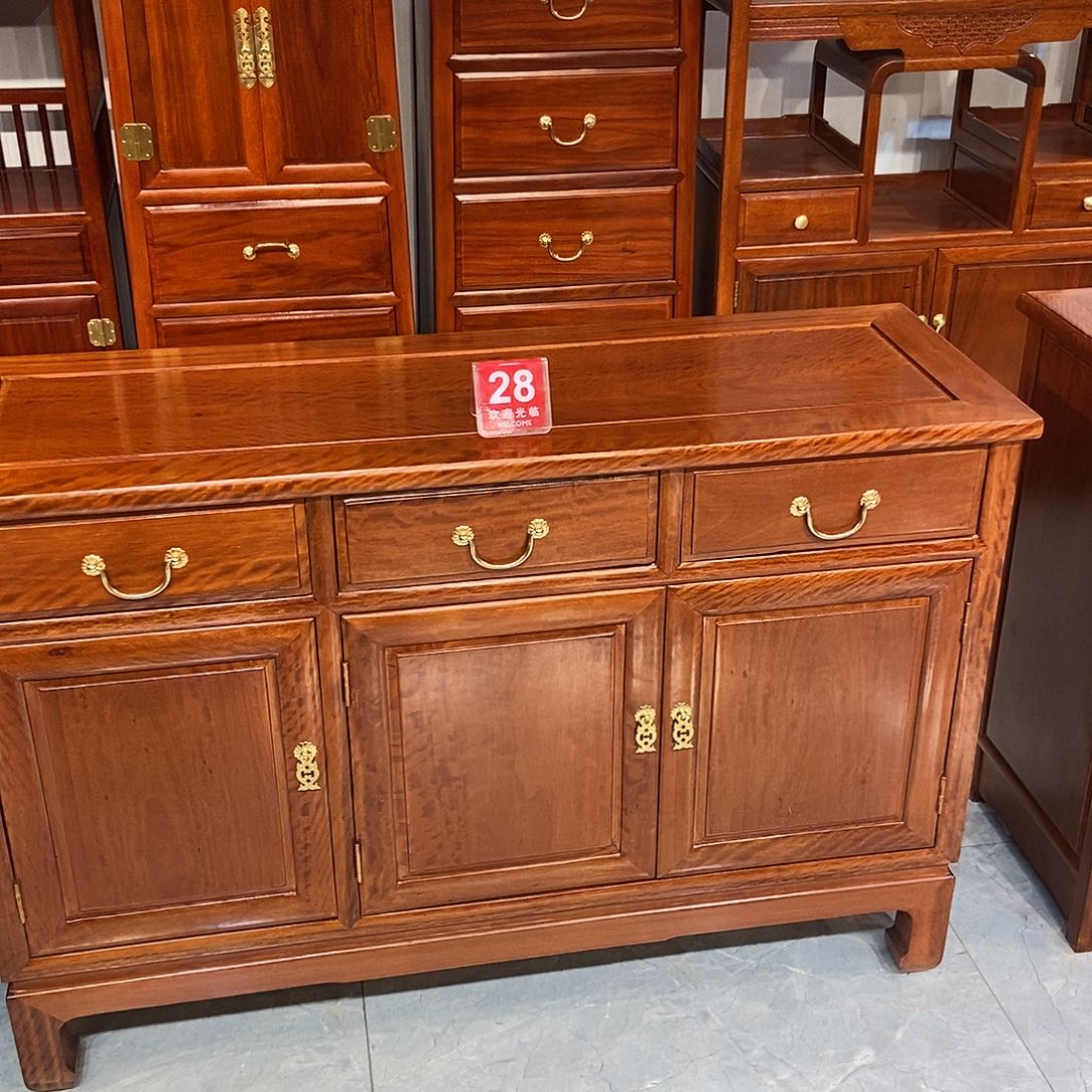 泉***柜类家具花梨木类三门柜➕博古架➕两门三抽柜